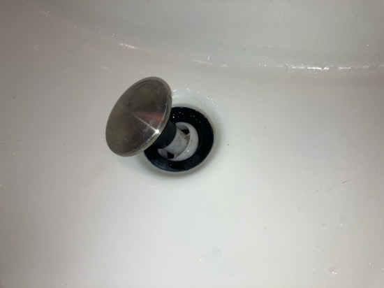 broken drain plug found during home inspection in Spring Hill