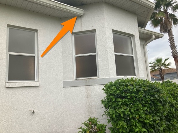 Spring Hill Full Home Inspection Faulty Gutter